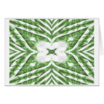 green and white striped pattern, floral angles greeting cards