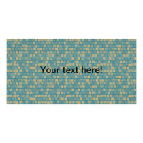 Green and yellow squares pattern