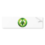 Green and Yellow Tie Dye bumper stickers