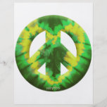 Green and Yellow Tie Dye Flyer