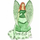 Green Angel Sculpture