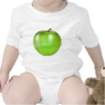 GREEN APPLE BABY BODYSUITS