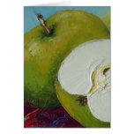 Green Apple Greeting Card