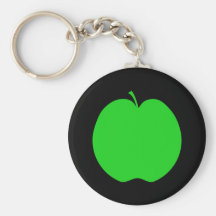 Green Apple. Key Chain