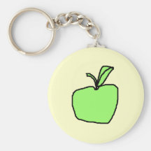 Green Apple. Key Chains