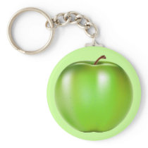 GREEN APPLE KEYCHAINS