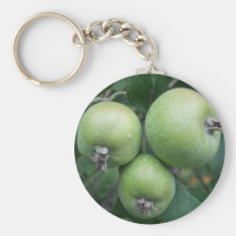 Green Apple Keychain