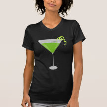 Green Apple Martini T Shirts