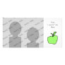 Green Apple. Customized Photo Card