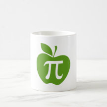 Green Apple Pi Mugs