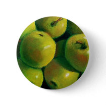 GREEN APPLES IN OIL PASTEL BUTTONS