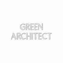 "Green Architect" Long Sleeve Men's Blue Polo