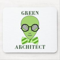 Green Architect Mouse Pads