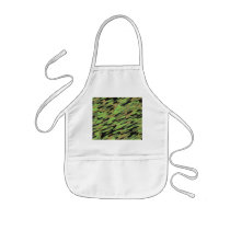Green Army Camouflage Textured Aprons