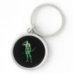 Green Arrow with Target Key Chain