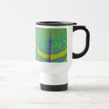 Green atmosphere travel mug