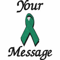 green awareness ribbon - Customise