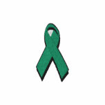 green awareness ribbon embroidered shirts