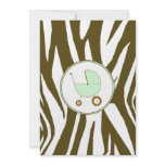 Green Baby Shower Invitation