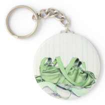 Green Bag & Shoes Keychain
