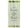 Green Bamboo Asian Wedding Program