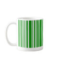 Green Barcode Mug