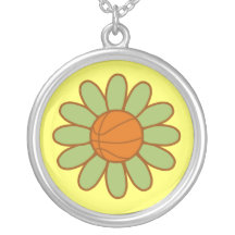 Green Basketball Girl Pendants