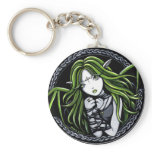 "Green Bat" Bound Fairy Keychain