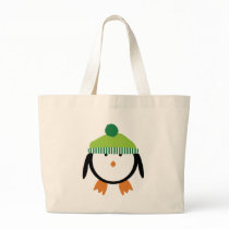 Green Beanie Penguin Bag