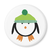 Green Beanie Penguin