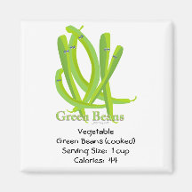 Green Beans Magnet