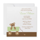 Green Bear Custom Invitations