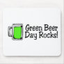 Green Beer Day Rocks Mouse Pad