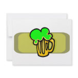 Green Beer Day St Patricks Day Personalized Announcement