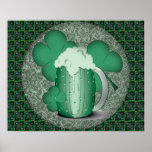 Green Beer Drinking Irish posters