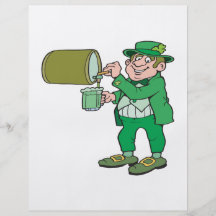 Green Beer Full Colour Flyer