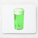Green Beer Glass mousepads