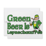 Green Beer invitations