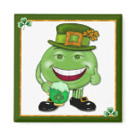 Green Beer & Shamrocks 2 magnets