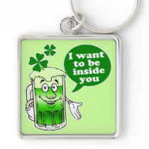 Green beer wants to be inside you