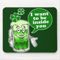 Green beer wants to be inside you