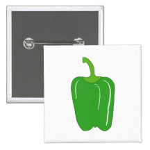 Green Bell Pepper. Whole. Pins