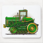 Green Big Dozer Tractor Mouse Pads