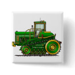Green Big Dozer Tractor Pins