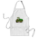 Green Big Tractor Aprons