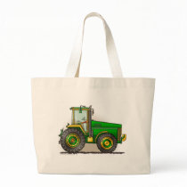 Green Big Tractor Bags/Totes