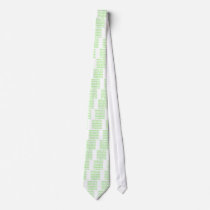 Green Binary 01 - GeekShirts Neck Tie