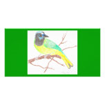 Green Bird Photo Card