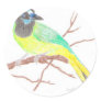 Green Bird Stickers