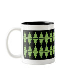Green & Black Buddha Cup Coffee Mug